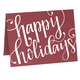 Happy Holidays Folded Shimmer Holiday Cards Image 6 of 10